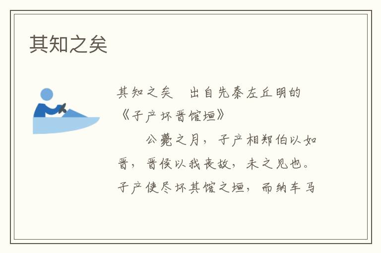 其知之矣